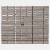 独房 フリースブランケット (正面(横))