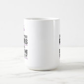 「独断の天才…本物の賢い人ではない」 コーヒーマグカップ (中央)