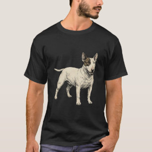 独特のブルテリア:ホワイトキャバリア Tシャツ