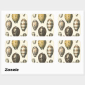 独特の形をした貝殻 スクエアシール (シート)