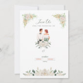 独特の招待状カード 招待状 (正面)