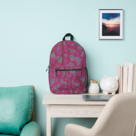 独特の枝ボイセンベリーオールバックパック プリントバックパック