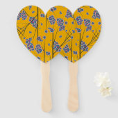 独特の枝手ファン ハンドファン (正面&裏面)