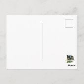 独特の紫色の香り絵画の花 ポストカード (裏面)