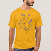 独特の開花ユニセックスTシャツ Tシャツ (正面)