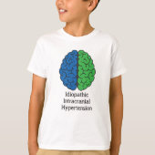 独特のIntracranial高血圧の頭脳 Tシャツ (正面)