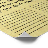 独立おもしろい宣言の凝縮 ポスター (角)