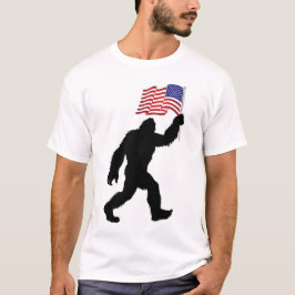 独立おもしろい日7月4日BIGFOOT Tシャツ