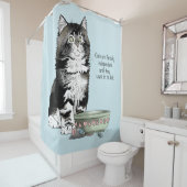 独立したキットンおもしろいボウル シャワーカーテン (インサイチュ)