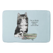 独立したキットンおもしろいボウル バスマット (正面)