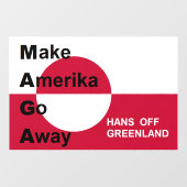 独立したグリーンランド ウィンドウサイン (シート)