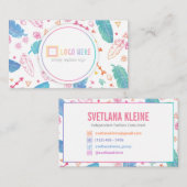 独立したファッションの小売商の名刺Boho 名刺 (正面/裏面)