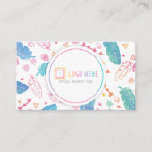 独立したファッションの小売商の名刺Boho 名刺 (正面)