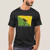 独立した共和国はのTシャツを蝋布で包みます Tシャツ (正面)