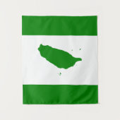 独立した台湾-臺灣獨立運動-の旗台灣獨立運動 タペストリー (正面)