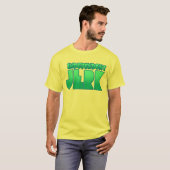 独立した急な動きのjerkinのダンスの人の女の子 tシャツ (正面フル)
