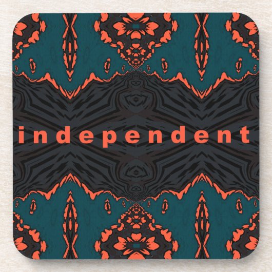 独立した誇りを持った コースター (正面)