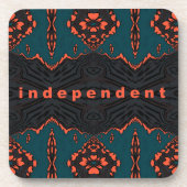 独立した誇りを持った コースター (正面)