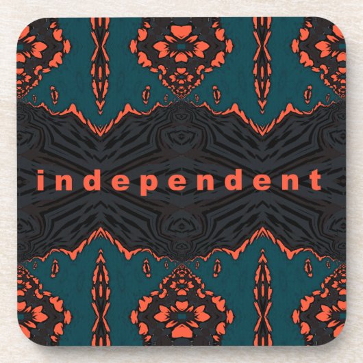 独立した誇りを持った コースター (正面)