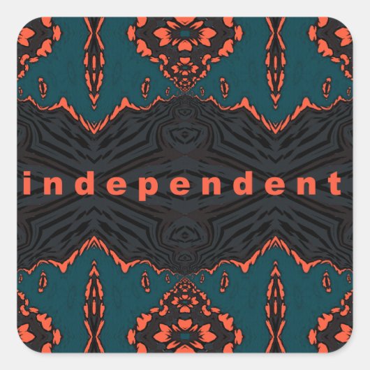 独立した誇りを持った スクエアシール (正面)