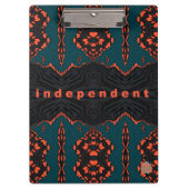 独立し誇りを持ったて! クリップボード (正面)