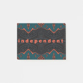 独立し誇りを持ったて！ ポストイット (正面)