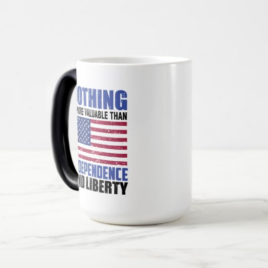 独立とリブほど価値は無い モーフィングマグカップ (正面左)