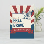 独立に向けて敬礼する挨拶カード サンキューカード (スタンド正面)