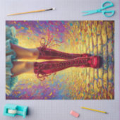 独立のお洒落デカップウォーク 薄葉紙 (クラフト)