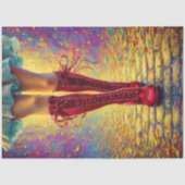 独立のお洒落デカップウォーク 薄葉紙 (正面)