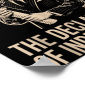 独立の宣言を盗む ポスター (角)