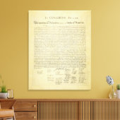 独立の宣言キャンバス印刷 キャンバスプリント (インサイチュ (リビング))