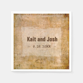 独立の宣言📜歴史教区 スタンダードカクテルナプキン