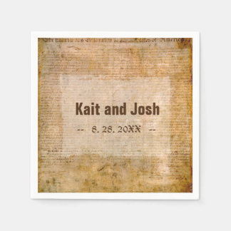 独立の宣言📜歴史教区 スタンダードカクテルナプキン