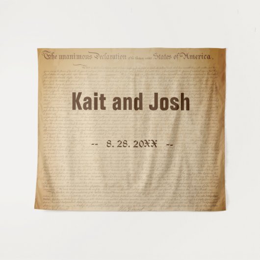 独立の宣言📜歴史教区 タペストリー (正面(横))