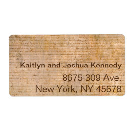 独立の宣言📜歴史教区 ラベル