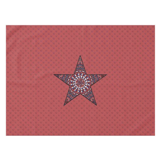 独立の星テーブルクロス テーブルクロス (正面(横))