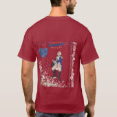独立の精神グロー マロン Tシャツ (裏面)
