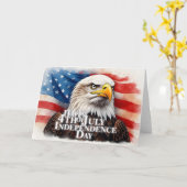 独立の精神 カード (黄色い花)