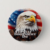 独立の精神 缶バッジ (正面)