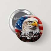 独立の精神 缶バッジ (正面&裏面)