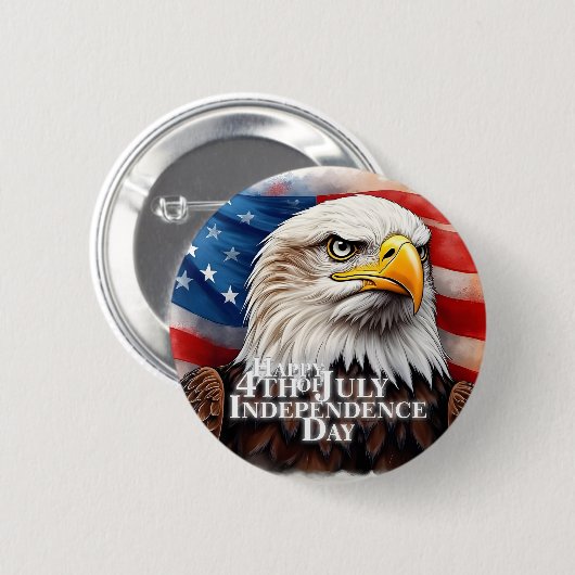 独立の精神 缶バッジ (正面&裏面)