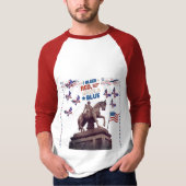 独立の精神 赤 Tシャツ (正面)