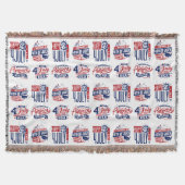 独立の精神 7月4日 スローブランケット (正面)