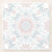 独立の花 ガラスコースター (裏面)