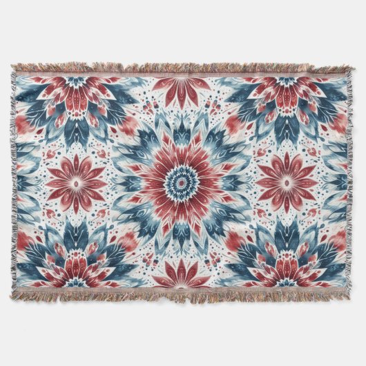 独立の花 スローブランケット (正面)