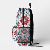 独立の花 プリントバックパック (右)