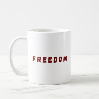 独立の芸術的表現 Freedom Design コーヒーマグカップ