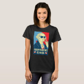 独立は勝ち取られた ジョージ・ワシントン 独立 Tシャツ (正面フル)
