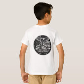 独立は私たちの生得権 愛国心 Tシャツ (裏面フル)